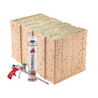 Pustak z ceramiki poryzowanej Porotherm D 42,5 T Dryfix || Materiały ścienne - jednowarstwowe